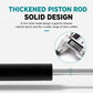 Cabinet gas strut piston rod close-up highlighting solid metal design