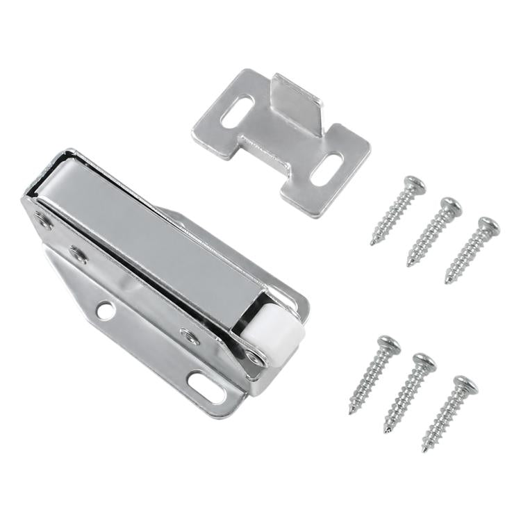 Handle Free Push-To-Ppen Cabinet Door Retractor Rebound Latch, Touch Catch, V-Shaped Touch Catch