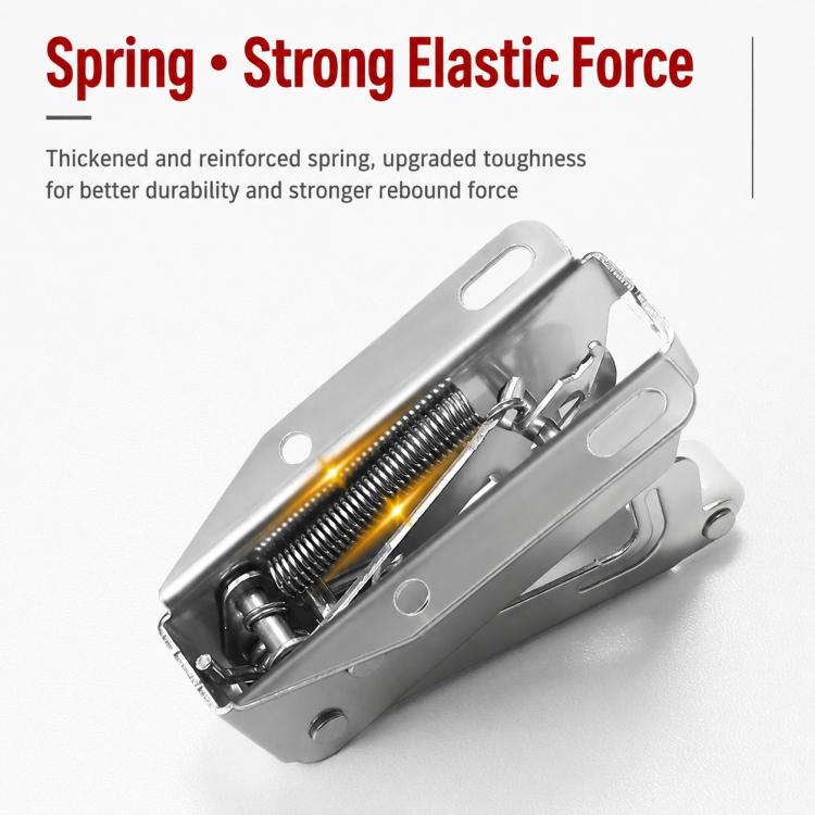 Handle Free Push-To-Ppen Cabinet Door Retractor Rebound Latch, Touch Catch, V-Shaped Touch Catch