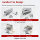 Handle Free Push-To-Ppen Cabinet Door Retractor Rebound Latch, Touch Catch, V-Shaped Touch Catch