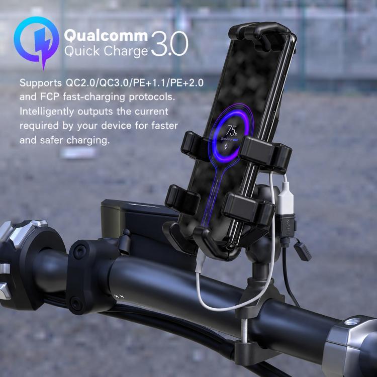 Motorcycle SAE Single USB Port Fast Charging Charger