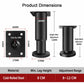 Height-Adjustable Furniture Support Legs with Round Base for Sofas and Coffee Tables, 8CM, 12CM, 18CM, 25CM