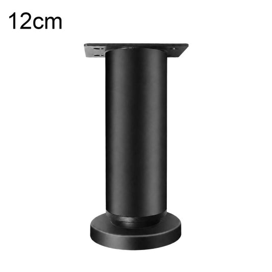 Height-Adjustable Furniture Support Legs with Round Base for Sofas and Coffee Tables, 8CM, 12CM, 18CM, 25CM