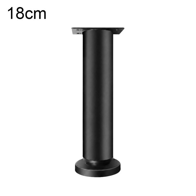 Height-Adjustable Furniture Support Legs with Round Base for Sofas and Coffee Tables, 8CM, 12CM, 18CM, 25CM