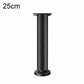 Height-Adjustable Furniture Support Legs with Round Base for Sofas and Coffee Tables, 8CM, 12CM, 18CM, 25CM
