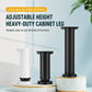 Height-Adjustable Furniture Support Legs with Round Base for Sofas and Coffee Tables, 8CM, 12CM, 18CM, 25CM
