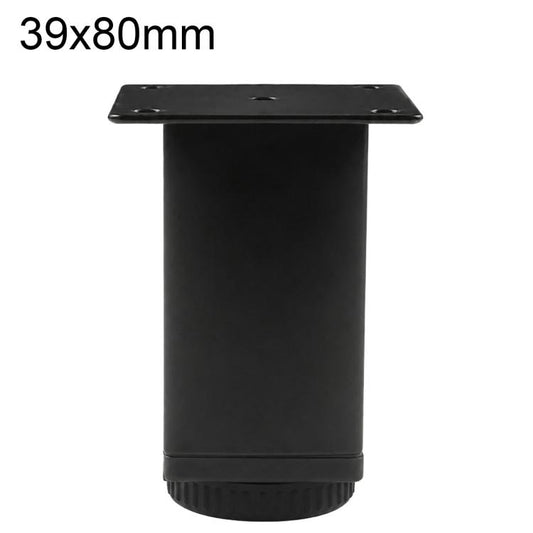 Height-Adjustable Square Furniture Support Legs for Sofas and Coffee Tables, 39X80mm, 39x100mm, 39x120mm, 39x150mm