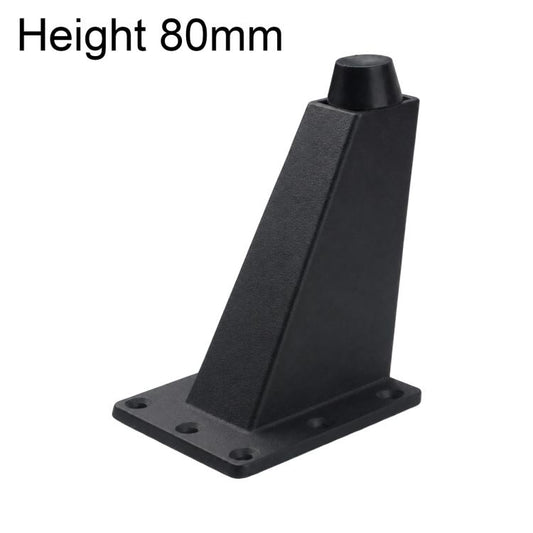 Adjustable Aluminum Alloy Furniture Angled Support Legs for Sofas and Coffee Tables, 80mm, 92mm, 100mm