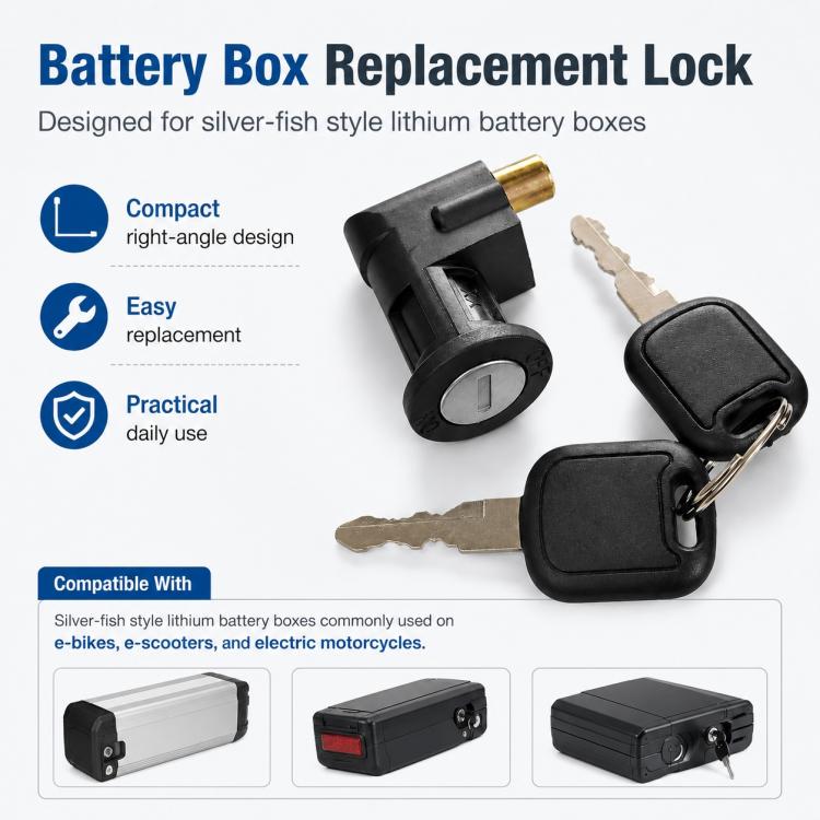 Lithium ion Battery Box Mechanical Lock