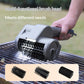 Electric Barbecue Grill Cleaning Brush with 3 Replaceable Brush Heads