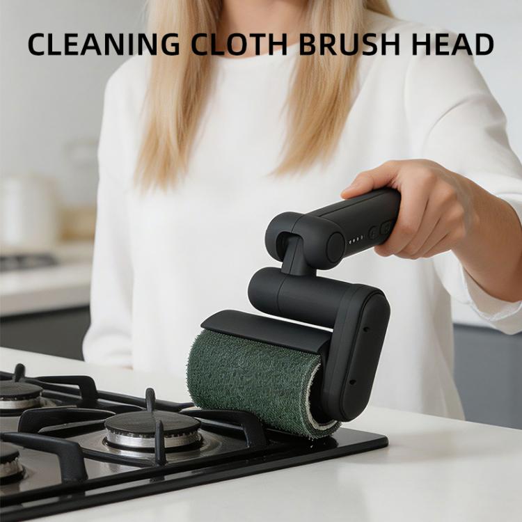 Electric BBQ Rack Cleaning Brush with 3 Replaceable Brush Heads & Gloves