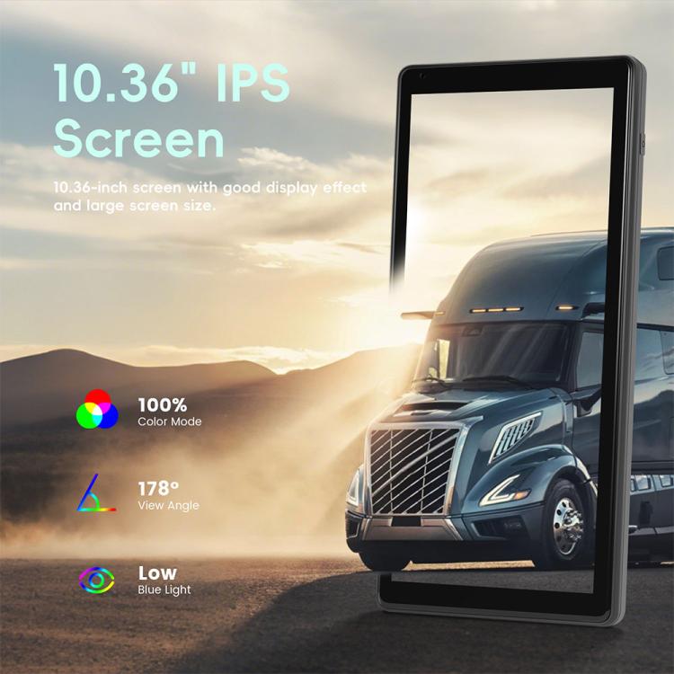 10.36-inch IPS rear-view monitor with touchscreen and widescreen display