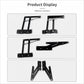 Black lift bracket mechanism product display showing multiple folded support parts