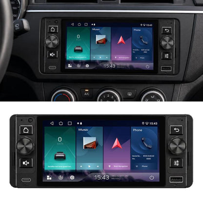 5 inch Single Din Android 15 Center Console CarPlay Car Video Navigation, Standard, Standard+Reversing Camera+Mic