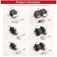 Cabinet latch product information diagram with size dimensions