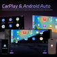 Universal 6.28 inch Single-DIN Car Center Console Display with CarPlay & Android Auto Function, Standard, with AHD Camera + Microphone