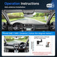 Dashboard with a mounted 7-inch dual-DIN car MP5 player for DAB installation