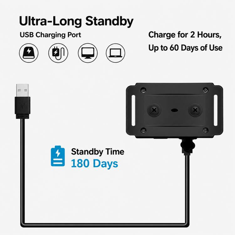 USB charging cable and port for anti-bark dog training collar controller, black