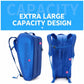 GODSPEED 3D Hard-Shell Tennis Badminton Rackets Large-Capacity Storage Sports Backpack, G2505