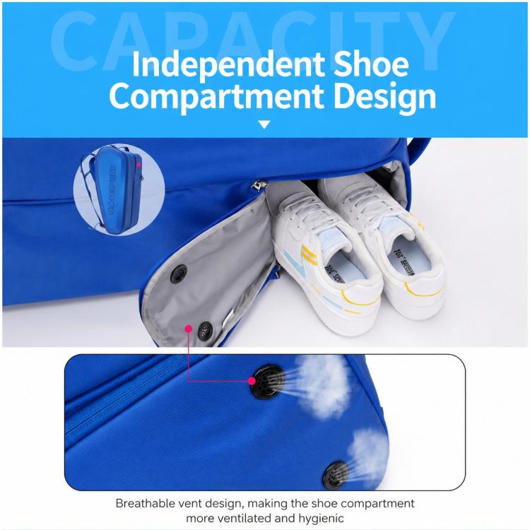 GODSPEED 3D Hard-Shell Tennis Badminton Rackets Large-Capacity Storage Sports Backpack, G2505