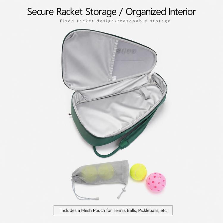 GODSPEED Padel Racket Sports Bag Hard-Shell Backpack, G2509