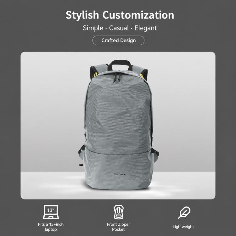 Komers Nylon Lightweight Large Capacity Backpack