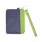 Square Leather Card Holder Luggage Tag with Lanyard
