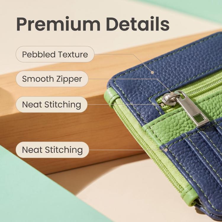 Square Leather Card Holder Luggage Tag with Lanyard