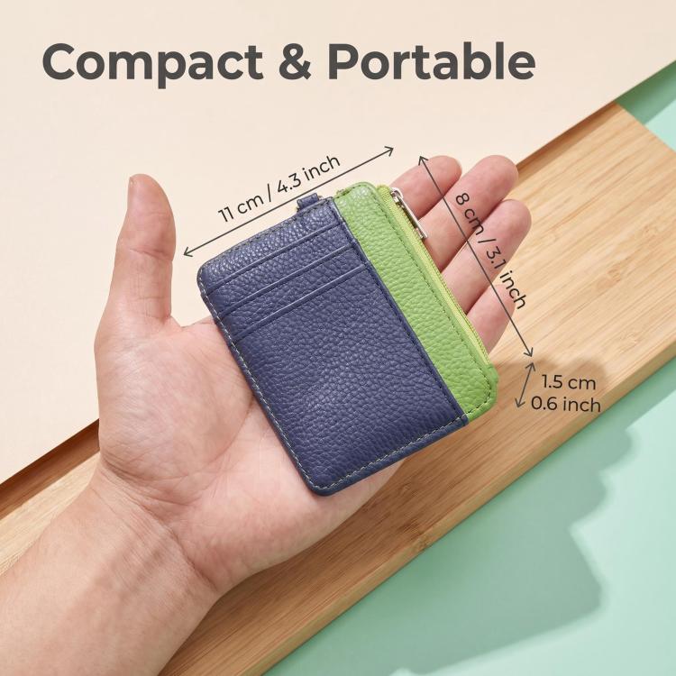 Square Leather Card Holder Luggage Tag with Lanyard