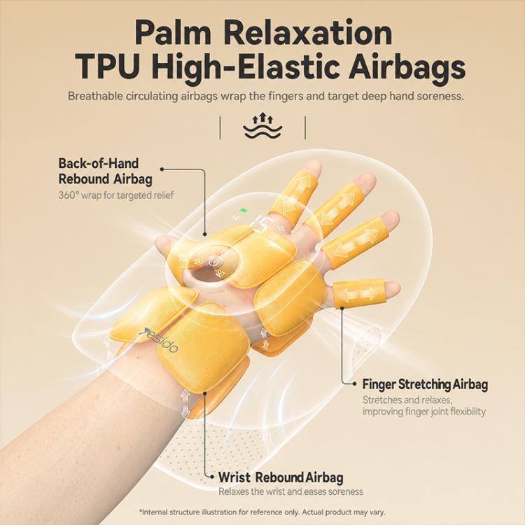 Yesido MG62 High Elasticity Airbag Hand Massager