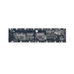 Electric scooter BMS circuit board, long black PCB with white circuit traces