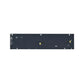 Electric scooter BMS circuit board, dark PCB with mounting holes and two yellow parts