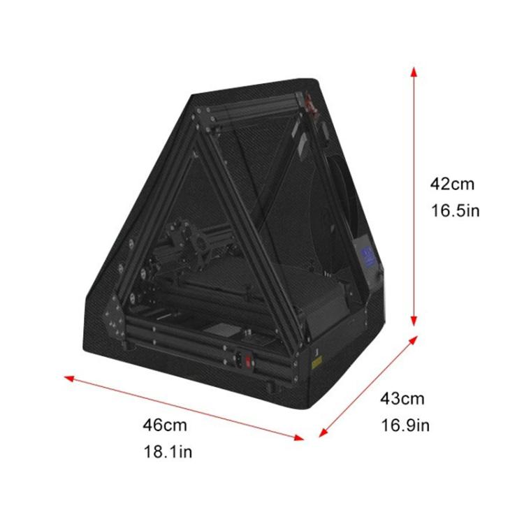Waterproof Dustproof 3D Printer Protective Cover For Anycubic I3 Mega, 210D Oxford Cloth