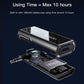 Black 2-in-1 Bluetooth to AUX receiver/transmitter with built-in 180mAh battery