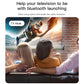 Black 3.5mm AUX Bluetooth adapter in TX mode for TV and speaker Bluetooth use