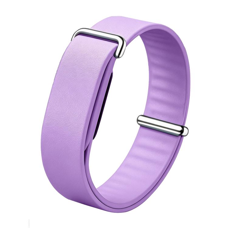 Solid Color PU Leather Loop Watch Band, For Google Fitbit Air
