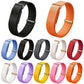 Solid Color PU Leather Loop Watch Band, For Google Fitbit Air