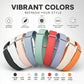 Solid Color PU Leather Loop Watch Band, For Google Fitbit Air