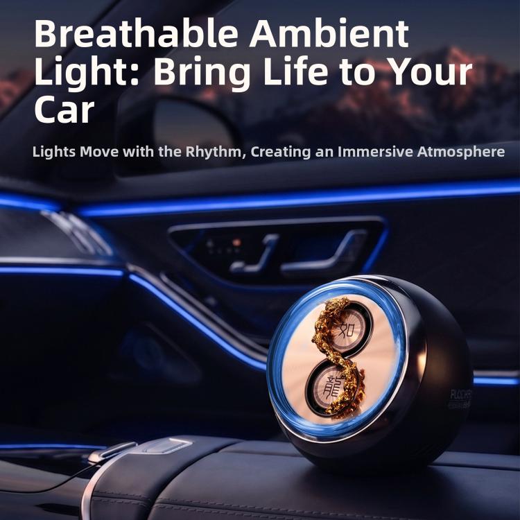 FLOOWPY L10 Car Electric Aromatherapy Ornament with Parking Number Plate