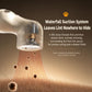 Electric lint remover with open suction chamber and cutting mesh head
