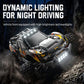 1:18 scale 4WD brushless RC car with bright LED headlights and four-wheel off-road tires