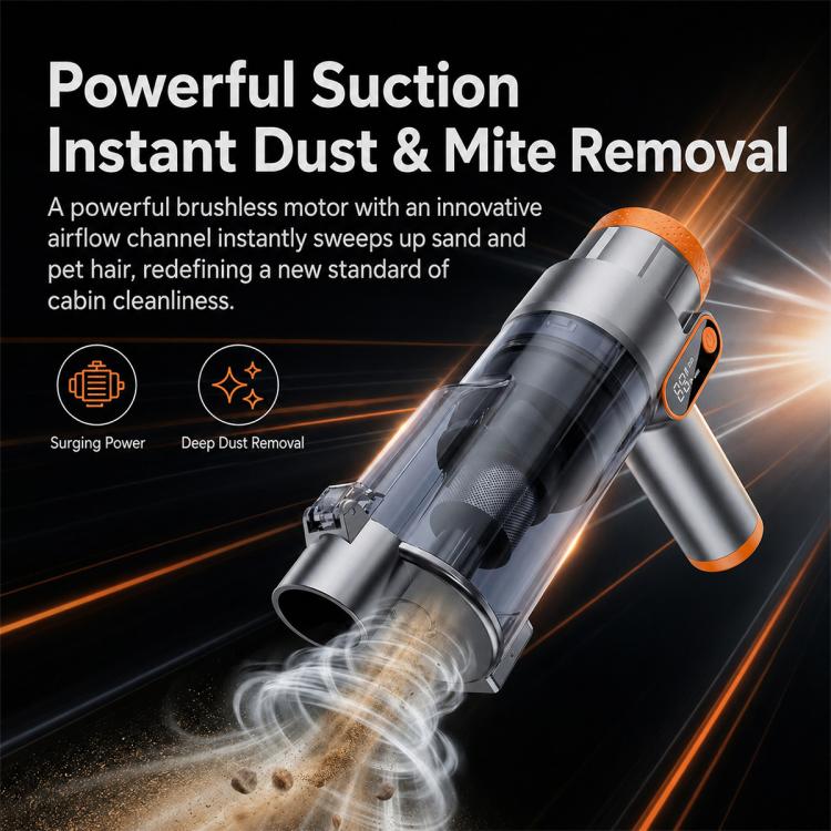 SUITU ST-153A Plus Handheld Blow Suction Combo Car Vacuum Cleaner with Inflation Function, ST-153A Plus