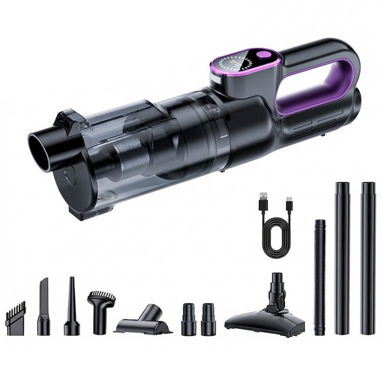 SUITU Smart Brushless Handheld Car Vacuum Cleaner, Standard Version, with Extension Pole+Large Floor Brush