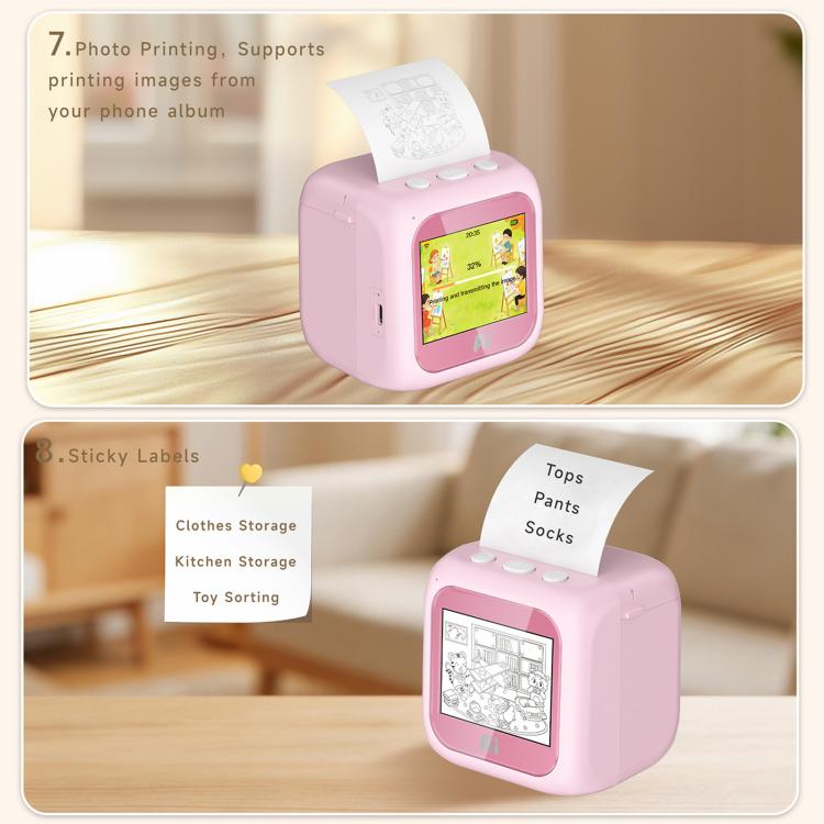 B6 AI Intelligent Kids Printer with 2.8-inch Screen