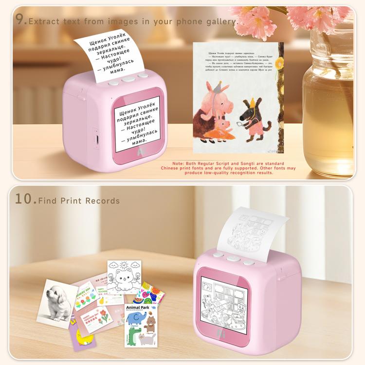 B6 AI Intelligent Kids Printer with 2.8-inch Screen