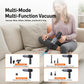 Handheld car vacuum with detachable head used on sofa for vacuum and blow