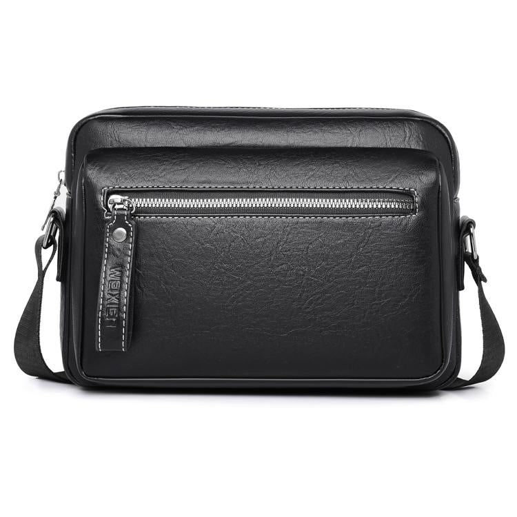 WEIXIER D1225 Men Retro PU Leather Waterproof Shoulder Crossbody Bag