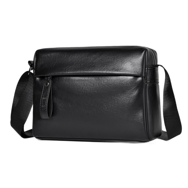 WEIXIER D1227 Simple PU Leather Waterproof Large Capacity Shoulder Crossbody Bag