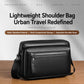 WEIXIER D1228 Retro Lychee Texture Waterproof Large Capacity Shoulder Crossbody Bag