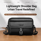 WEIXIER D1229 Lychee Texture Shoulder Crossbody Bag Large Capacity Waterproof Sling Bag